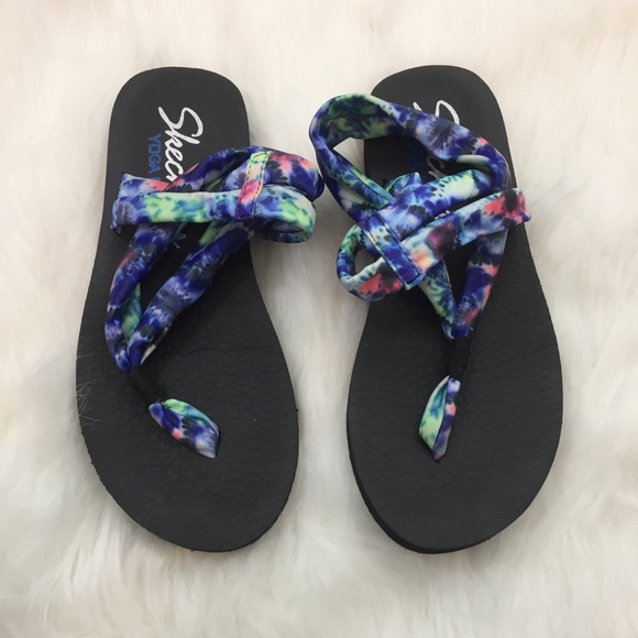 skechers tie dye sandals